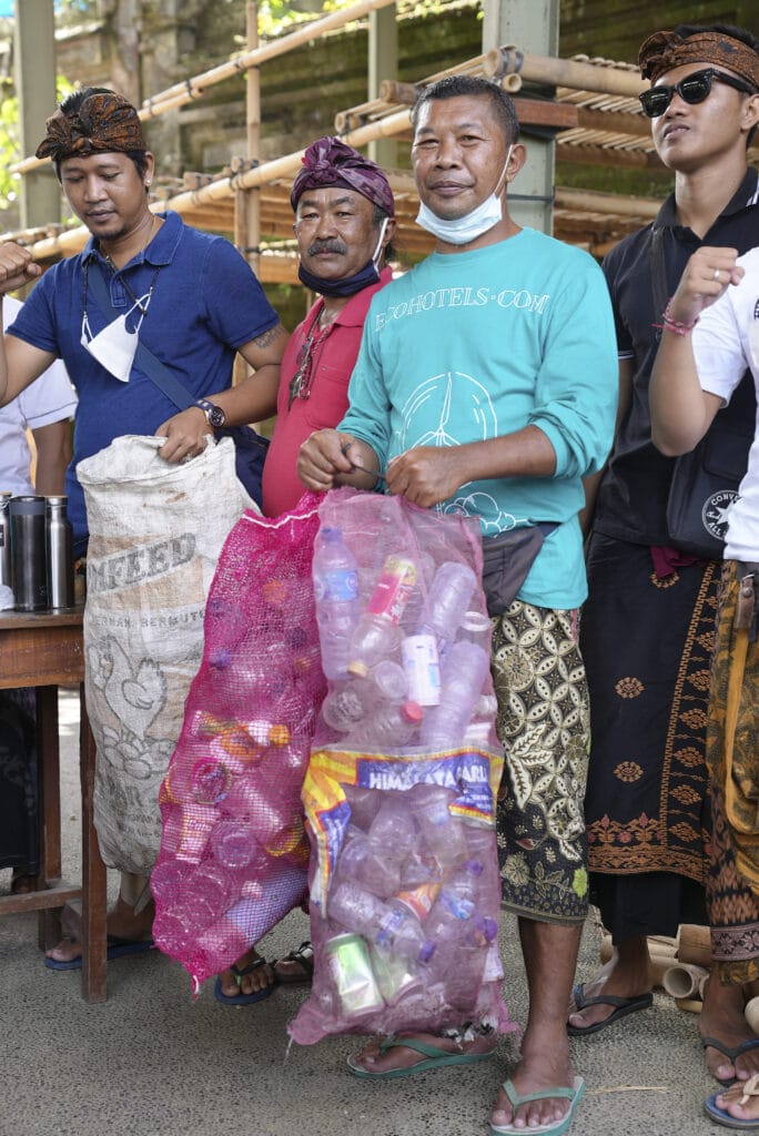 plastic pollution bali exchange x ecohotels