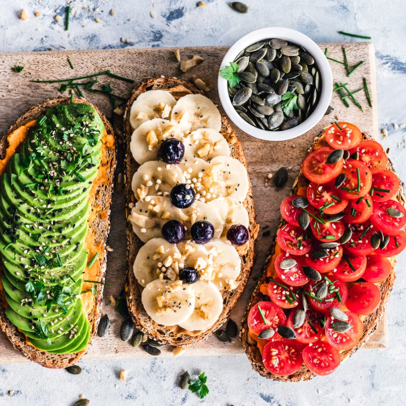 Breakfast toasts from California - Vegan-friendly travel destinations