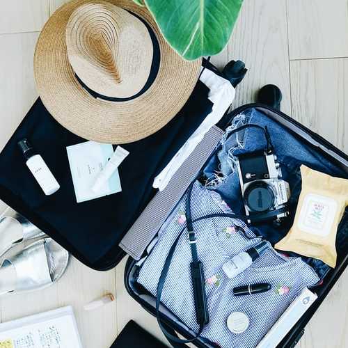 Travel hacks suitcase