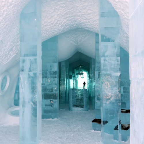 Ice Hotel for winter wedding destination