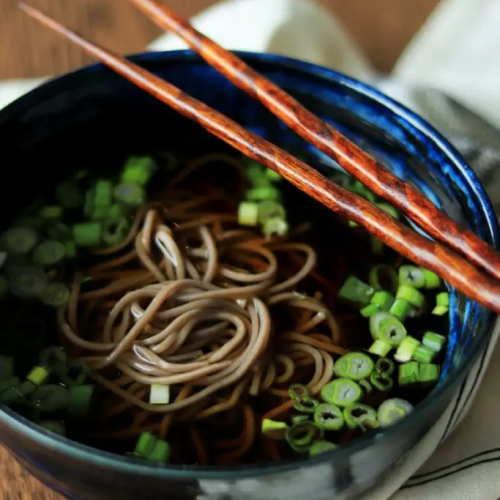 Ramen from Japan. New year's traditions around the world