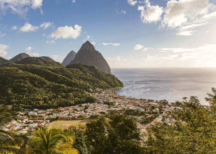 where to travel to in may - St. Lucia 